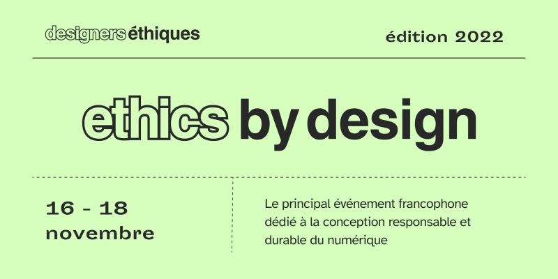 Ethics By Design 2022 | Numerique.gouv.fr