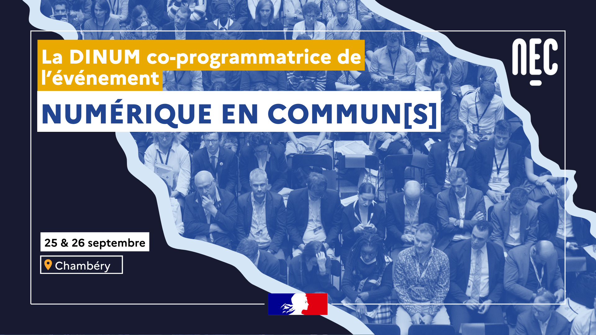 La DINUM co-programmatrice de l'événement Numérique en communs 25 et 26 septembre Chambéry